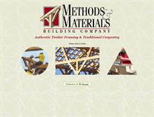 Tablet Screenshot of buildatimberframe.com